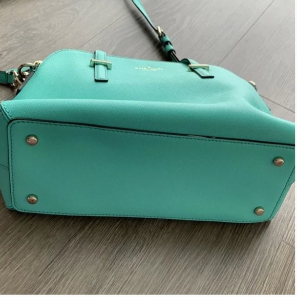 Kate Spade Cedar Street Maise crossbody bag purse Brightbery green/blue/mint - Picture 16 of 16
